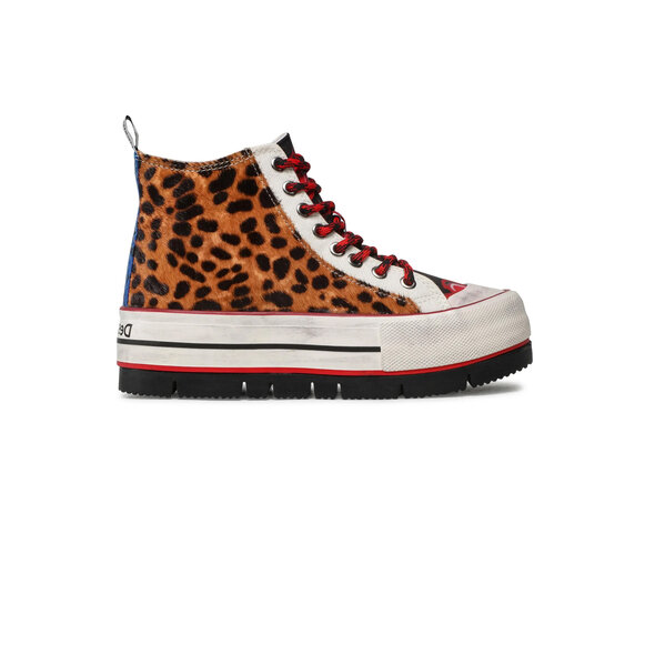 DESIGUAL PLATFORM ΔΕΡΜΑΤΙΝΑ ΜΠΟΤΑΚΙΑ ΓΥΝΑΙΚΕΙΑ 22SSKA32-9019