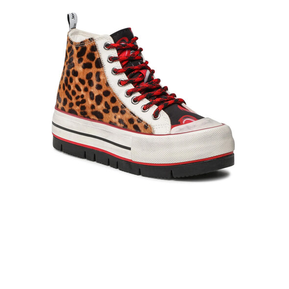DESIGUAL PLATFORM ΔΕΡΜΑΤΙΝΑ ΜΠΟΤΑΚΙΑ ΓΥΝΑΙΚΕΙΑ 22SSKA32-9019