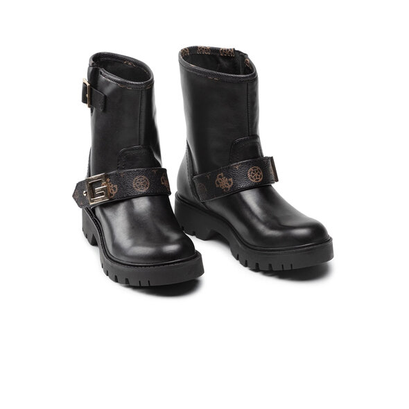 GUESS 'RAGNER' ΜΠΟΤΑΚΙ ΓΥΝΑΙΚΕΙΟ ME LOGO FL7RG2FAL10-BLKBR