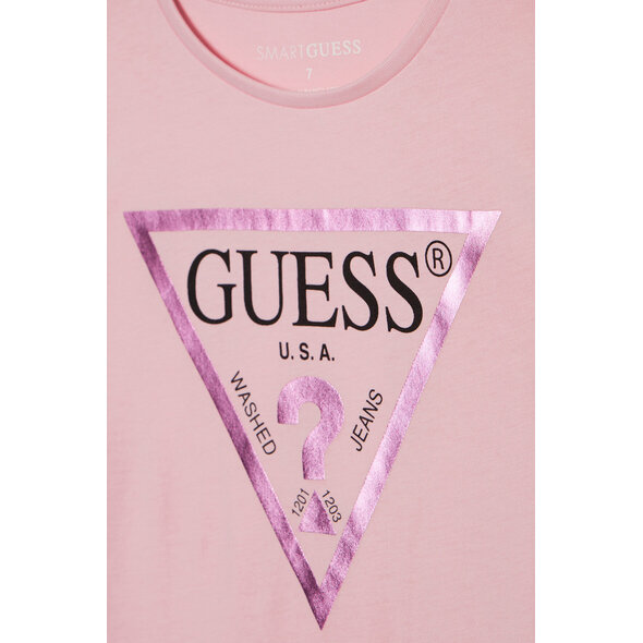 GUESS ΠΑΙΔΙΚΗ ΜΠΛΟΥΖΑ ΚΟΡΙΤΣΙ ME LOGO J73I56K8HM0-G6K9