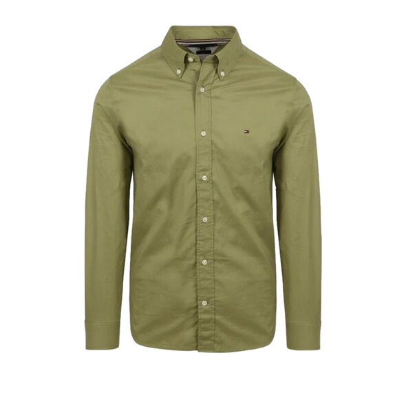 TOMMY HILFIGER FLEX POPLIN ΠΟΥΚΑΜΙΣΟ ΑΝΔΡIKO MW0MW30934-MSH