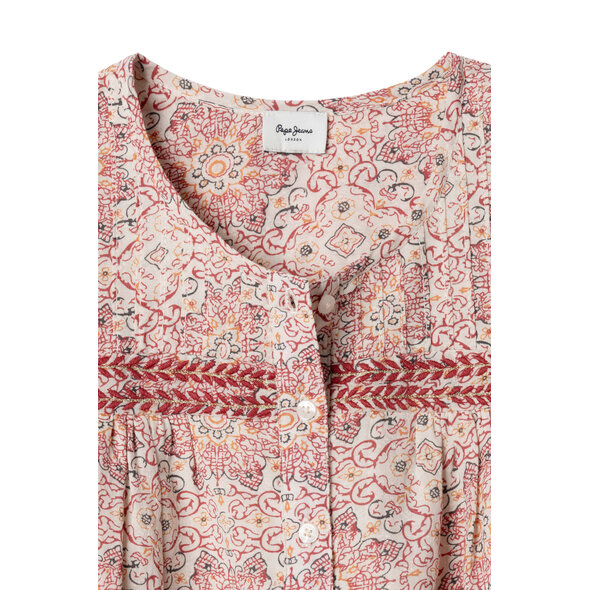 PEPE JEANS 'HELLA' ΠΑΙΔΙΚΟ ΠΟΥΚΑΜΙΣΟ ΑΜΑΝΙΚΟ ΚΟΡΙΤΣΙ PG3000013-808