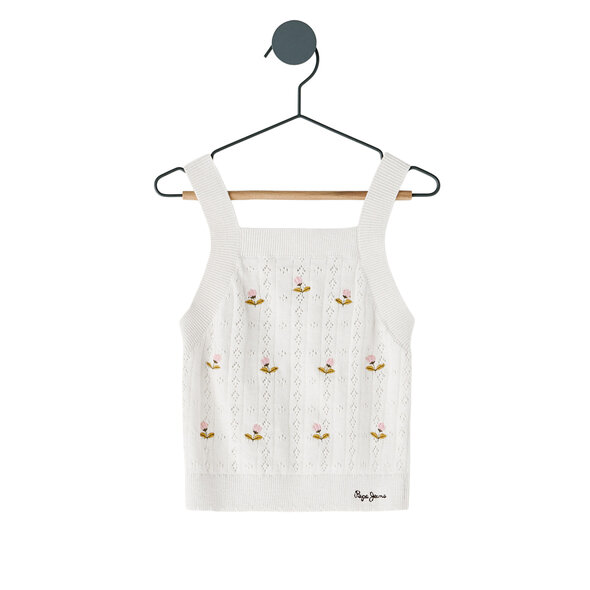 PEPE JEANS 'FANCY' ΠΑΙΔΙΚΟ TOP  ΠΛΕΚΤΟ ΚΟΡΙΤΣΙ PG7000023-808