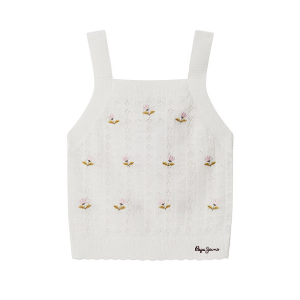 PEPE JEANS 'FANCY' ΠΑΙΔΙΚΟ TOP  ΠΛΕΚΤΟ ΚΟΡΙΤΣΙ PG7000023-808