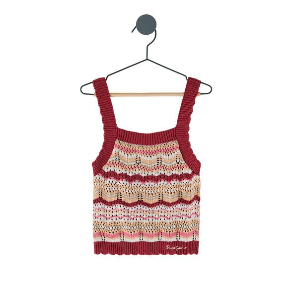 PEPE JEANS ΄HYO' ΠΑΙΔΙΚΟ TOP ΠΛΕΚΤΟ ΚΟΡΙΤΣΙ PG7000024-287