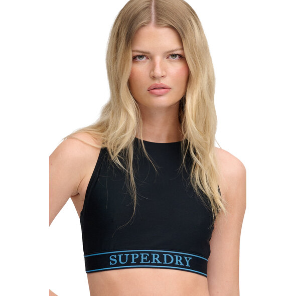 SUPERDRY LOGO RACER BACK TOP BIKINI ΜΑΓΙΩ ΓΥΝΑΙΚΕΙΟ W3010470A-98T