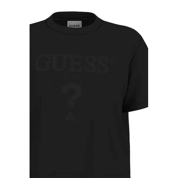 GUESS 'HABI' BOXY ΜΠΛΟΥΖΑ ΓΥΝΑΙΚΕΙΑ V6GI13K2980-JBLK