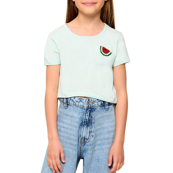 GUESS CROP ΠΑΙΔΙΚΗ ΜΠΛΟΥΖΑ ΚΟΡΙΤΣΙ J6GI10K6YW4-G7FK