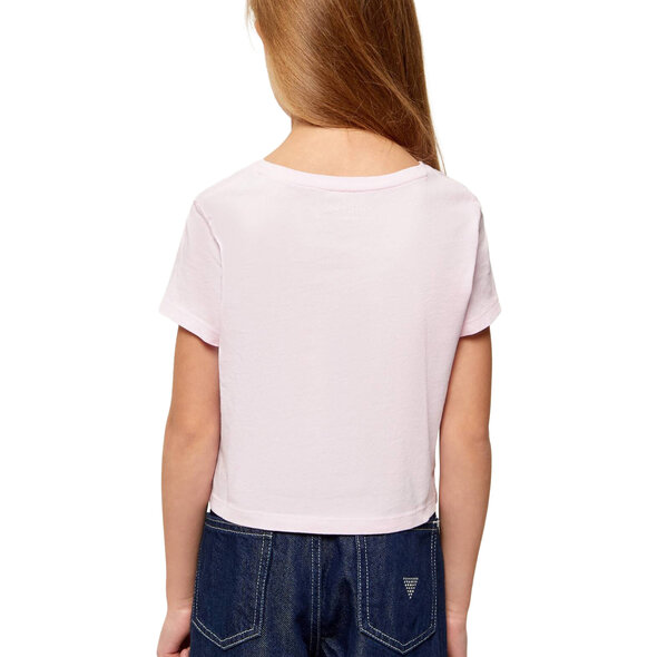 GUESS CROP ΠΑΙΔΙΚΗ ΜΠΛΟΥΖΑ ΚΟΡΙΤΣΙ J6GI17K8HM4-G67D