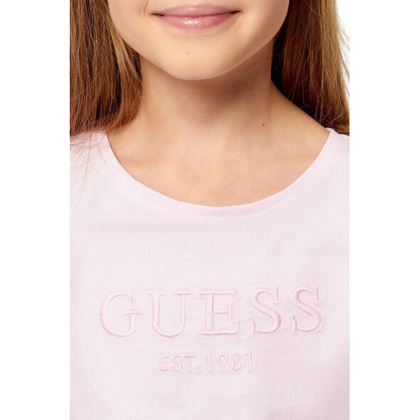 GUESS CROP ΠΑΙΔΙΚΗ ΜΠΛΟΥΖΑ ΚΟΡΙΤΣΙ J6GI17K8HM4-G67D