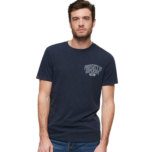 SUPERDRY ATHLETIC COLLEGE GRAPHIC ΜΠΛΟΥΖΑ ΑΝΔΡΙΚΗ M1011903A-JWV