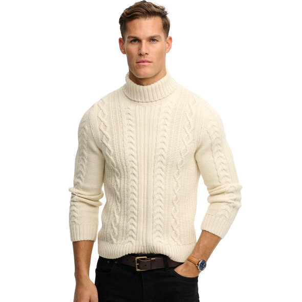 SUPERDRY JACOB CABLE ΠΛΕΚΤΟ ΑΝΔΡΙΚΟ M6110673A-34C