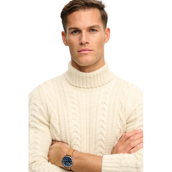 SUPERDRY JACOB CABLE ΠΛΕΚΤΟ ΑΝΔΡΙΚΟ M6110673A-34C