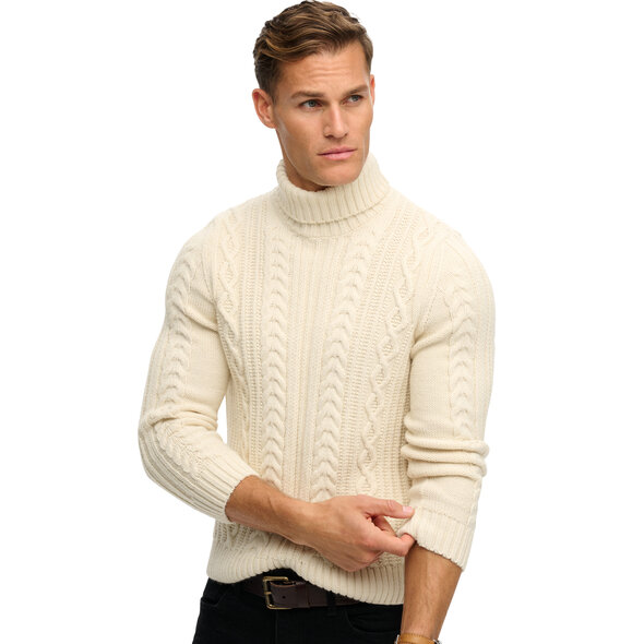 SUPERDRY JACOB CABLE ΠΛΕΚΤΟ ΑΝΔΡΙΚΟ M6110673A-34C