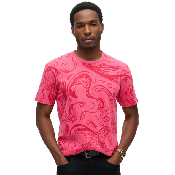 SUPERDRY VINTAGE OVERDYE PRINTED ΜΠΛΟΥΖΑ ΑΝΔΡΙΚΗ M1011891A-FNS
