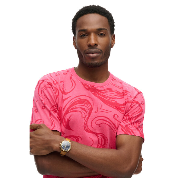SUPERDRY VINTAGE OVERDYE PRINTED ΜΠΛΟΥΖΑ ΑΝΔΡΙΚΗ M1011891A-FNS