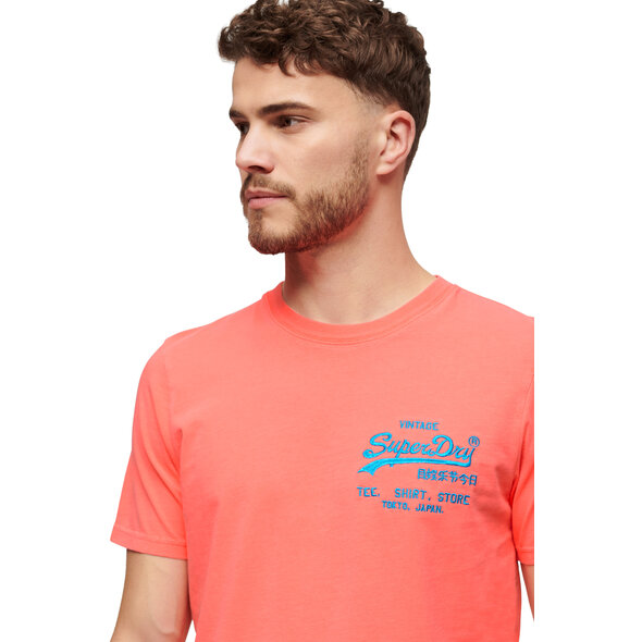 SUPERDRY NEON VINTAGE LOGO ΜΠΛΟΥΖΑ ΑΝΔΡΙΚΗ M1011922A-3HR