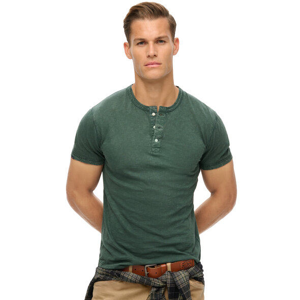 SUPERDRY JERSEY GRANDAD ΜΠΛΟΥΖΑ ΑΝΔΡIKH M1011890A-FPX