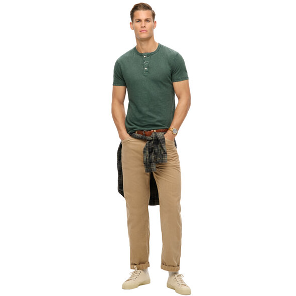 SUPERDRY JERSEY GRANDAD ΜΠΛΟΥΖΑ ΑΝΔΡIKH M1011890A-FPX