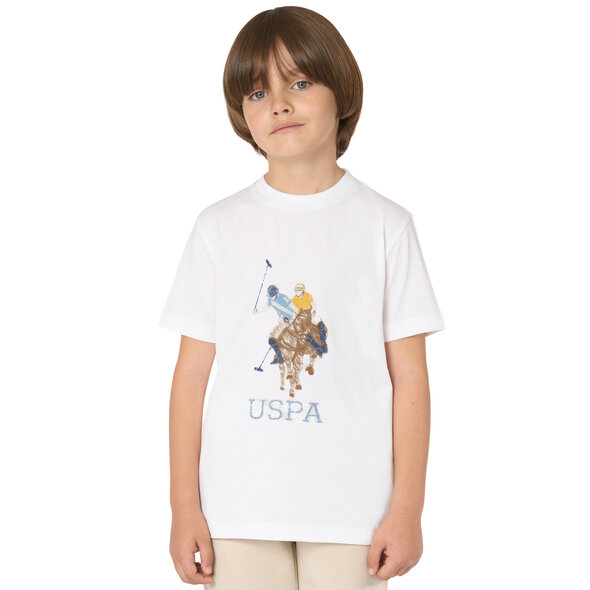 US POLO 'SAND' ΠΑΙΔΙΚΗ ΜΠΛΟΥΖΑ ΑΓΟΡΙ US43554002-101