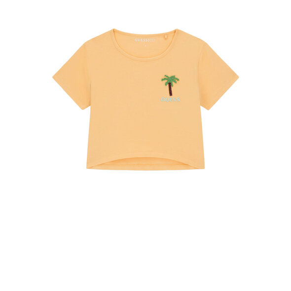 GUESS CROP ΠΑΙΔΙΚΗ ΜΠΛΟΥΖΑ ΚΟΡΙΤΣΙ J6GI10K6YW4-G3E1