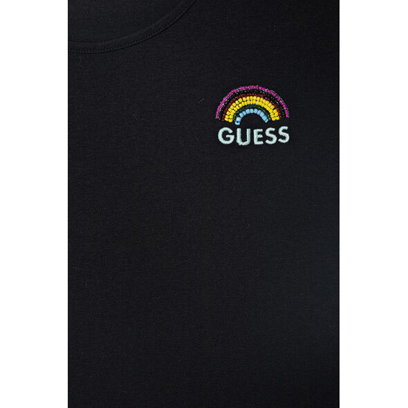 GUESS CROP ΠΑΙΔΙΚΗ ΜΠΛΟΥΖΑ ΚΟΡΙΤΣΙ J6GI10K6YW4-JBLK