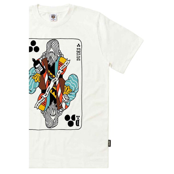 THE DUDES 'KING FRONT' ΜΠΛΟΥΖΑ ΑΝΔΡΙΚΗ 10081629-OFF WHITE