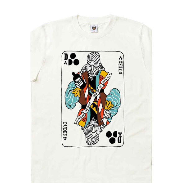 THE DUDES 'KING FRONT' ΜΠΛΟΥΖΑ ΑΝΔΡΙΚΗ 10081629-OFF WHITE