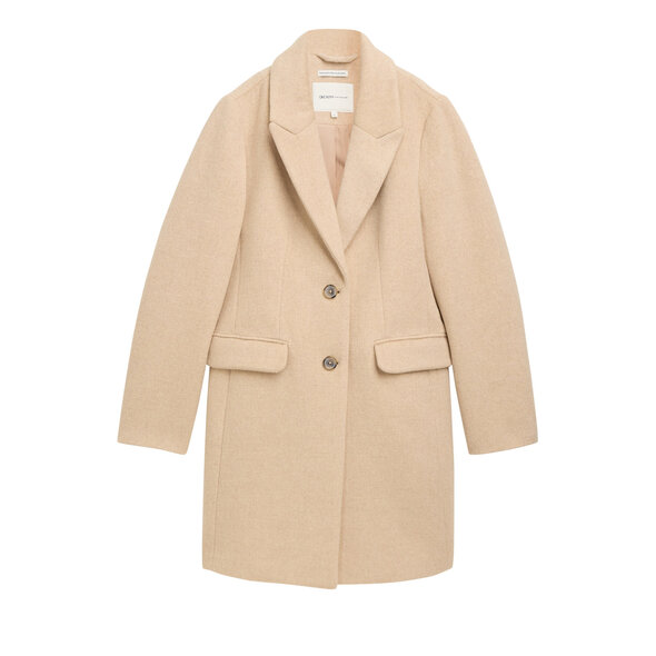 TOM TAILOR FITTED ΠΑΛΤΟ ΓΥΝΑΙΚΕΙΟ 1042882-LIGHT CAMEL MELANGE