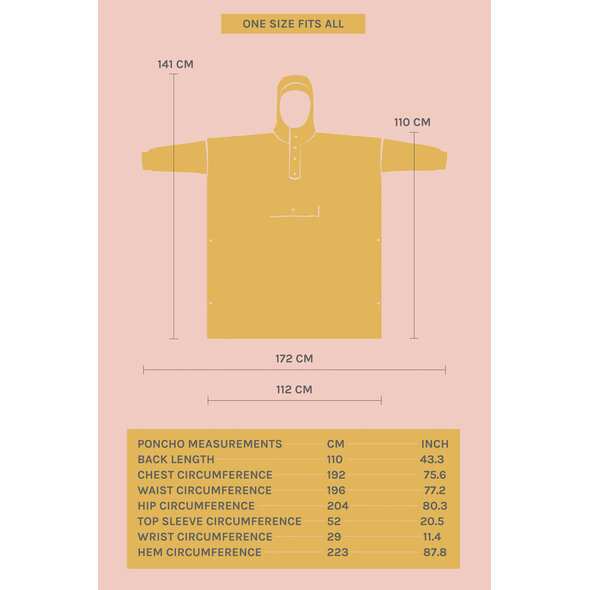 RAINKISS BLACK POLKA ΑΔΙΑΒΡΟΧΟ PONCHO ΓΥΝΑΙΚΕΙΟ 8719326832838-BLACK