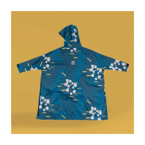 RAINKISS JAPANESE BLOSSOM ΑΔΙΑΒΡΟΧΟ PONCHO ΓΥΝΑΙΚΕΙΟ 8719326832845-MULTICOLOUR