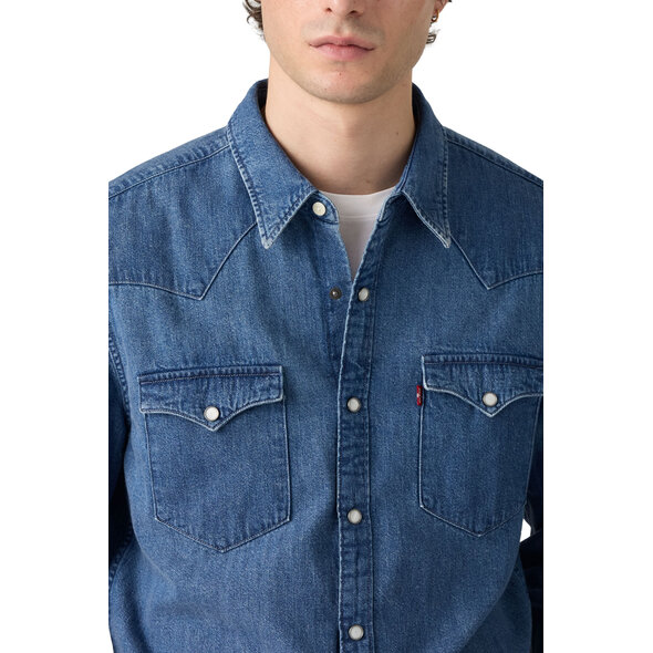 LEVIS 'BARSTOW WESTERN' DENIM ΠΟΥΚΑΜΙΣΟ ΑΝΔΡΙΚΟ 85744-0125