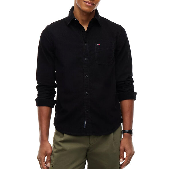 TOMMY HILFIGER TJM ΚΟΤΛΕ ΠΟΥΚΑΜΙΣΟ ΑΝΔΡΙΚΟ DM0DM23517-BDS