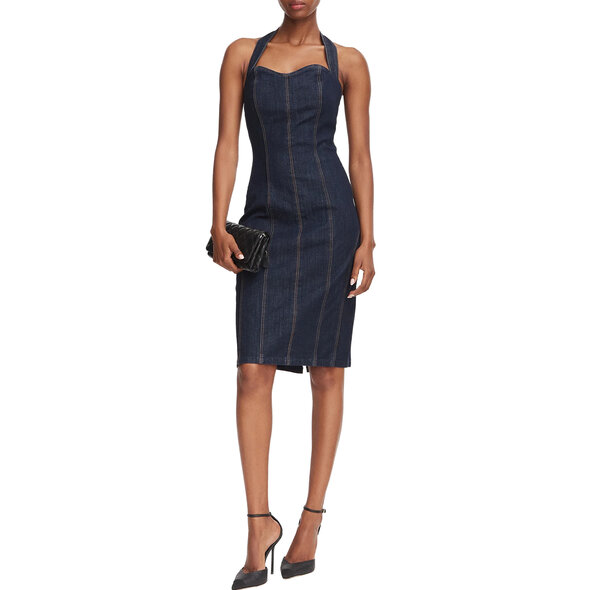 GUESS 'ALISA' DENIM ΦΟΡΕΜΑ ΓΥΝΑΙΚΕΙΟ W6YK07D1346-BFIN