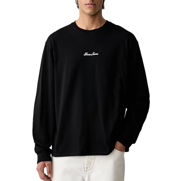 GUESS OVERSIZE SCRIPT ΦΟΥΤΕΡ ΑΝΔΡΙΚΟ M6YI30K4181-JBLK