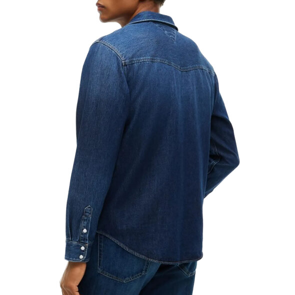 TOMMY HILFIGER 'WESTERN' DENIM ΠΟΥΚΑΜΙΣΟ ΑΝΔΡΙΚΟ DM0DM23697-1BK
