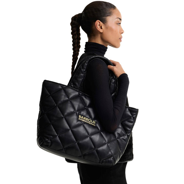 BARBOUR INTERNATIONAL SOFT QUILT TOTE ΤΣΑΝΤΑ ΓΥΝΑΙΚΕΙΑ LBA0576-BK11