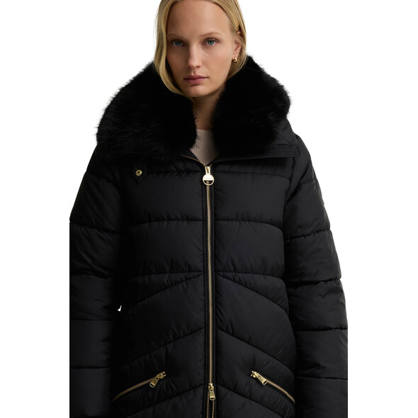 BARBOUR INTERNATIONAL 'CYRUS' LONGLINE PUFFER ΜΠΟΥΦΑΝ ΓΥΝΑΙΚΕΙΟ LQU1916-BK11