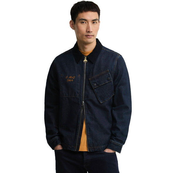 BARBOUR INTERNATIONAL 'SMQ RADIAL' DENIM JACKET ΑΝΔΡΙΚΟ MOS0509-IN71