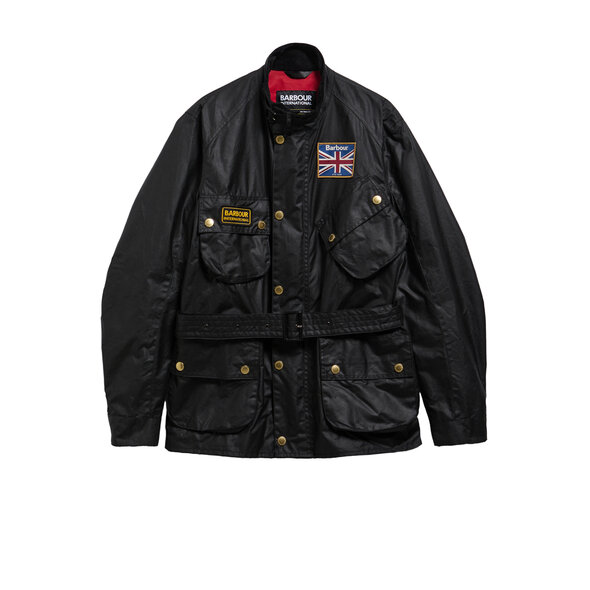 BARBOUR INTERNATIONAL 'UNION JACK' WAX JACKET ΑΝΔΡΙΚΟ MWX0068-BK91