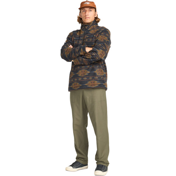 BILLABONG 'BOUNDARY MOCK' FLEECE OVERHEAD ΑΝΔΡΙΚΟ 24A411507-BK1