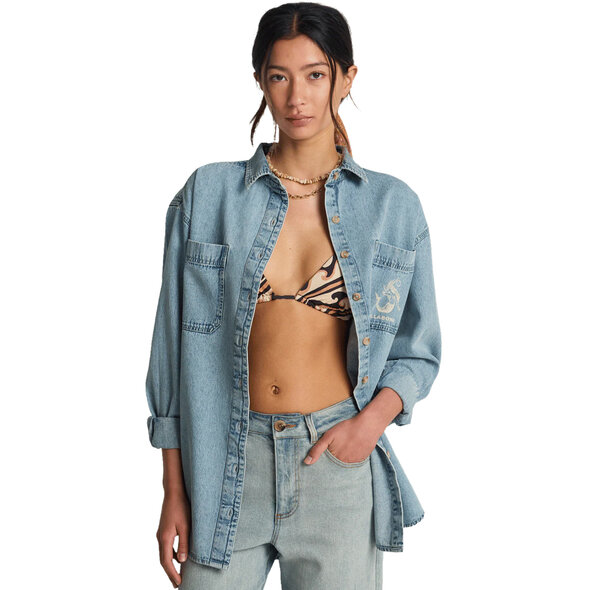 BILLABONG 'DOWN THE COAST' DENIM ΠΟΥΚΑΜΙΣΟ ΓΥΝΑΙΚΕΙΟ EBJWT00122-BLB0