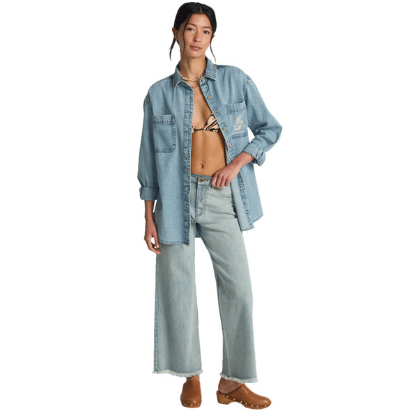BILLABONG 'DOWN THE COAST' DENIM ΠΟΥΚΑΜΙΣΟ ΓΥΝΑΙΚΕΙΟ EBJWT00122-BLB0