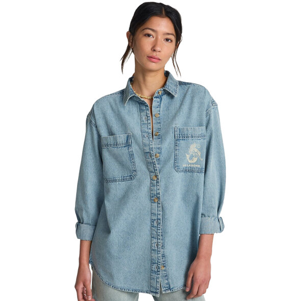 BILLABONG 'DOWN THE COAST' DENIM ΠΟΥΚΑΜΙΣΟ ΓΥΝΑΙΚΕΙΟ EBJWT00122-BLB0