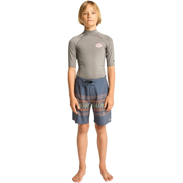 BILLABONG 'ISSUE' ΠΑΙΔΙΚΟ RASHVEST ΑΓΟΡΙ EBBWR03009-PEW