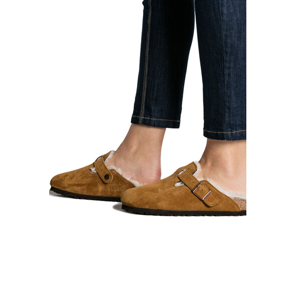 BIRKENSTOCK BOSTON SHEARLING ΣΑΜΠΟ ΓΥΝΑΙΚΕΙΟ 1001141-MINK
