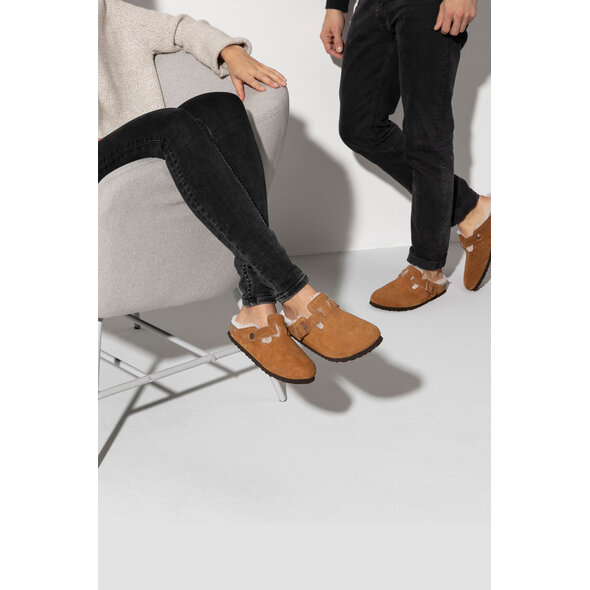 BIRKENSTOCK BOSTON SHEARLING ΣΑΜΠΟ ΓΥΝΑΙΚΕΙΟ 1001141-MINK