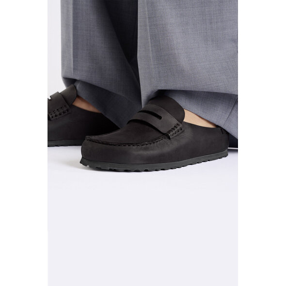 BIRKENSTOCK 'NAPLES' ΔΕΡΜΑΤΙΝΟ ΣΑΜΠΟ ΑΝΔΡΙΚΟ 1029711-BLACK