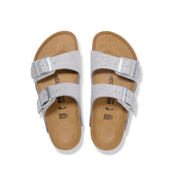 BIRKENSTOCK 'ARIZONA' ΠΑΙΔΙΚΑ ΣΑΝΔΑΛΙΑ ΚΟΡΙΤΣΙ 1030512-SHINY GLITTER SILVER
