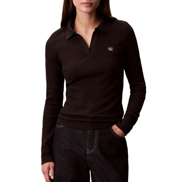 CALVIN KLEIN WOVEN LABEL RIB ΜΠΛΟΥΖΑ ΓΥΝΑΙΚΕΙΑ LV047E203G-UB1
